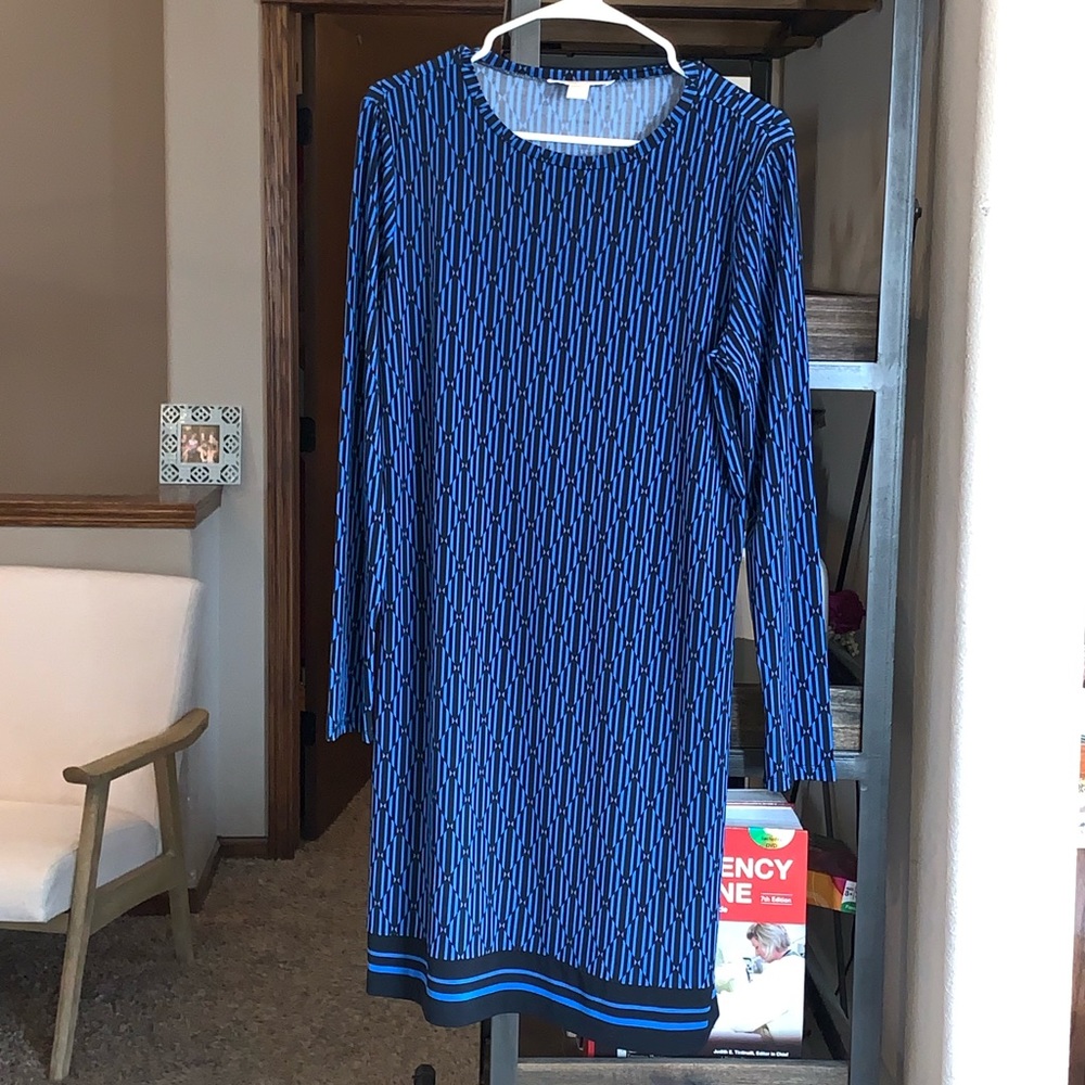 Michael Kors printed shift dress, worn once, L